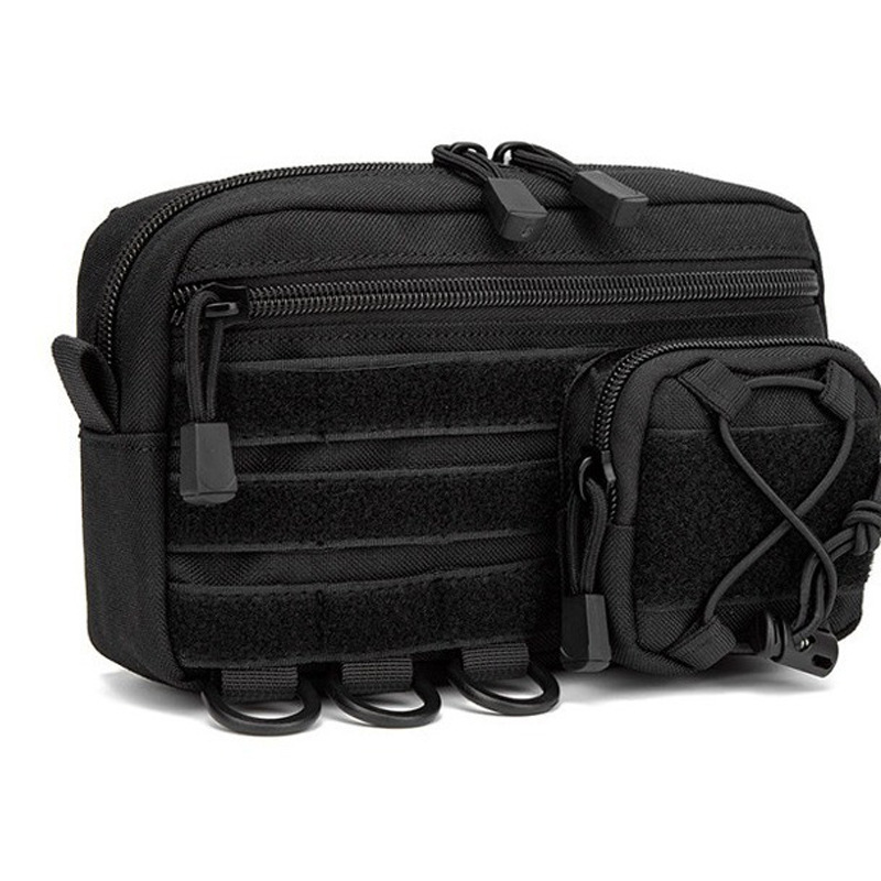 Edc Front Carry Bag - Borsa Tattica Orizzontale MOLLE con Tasca