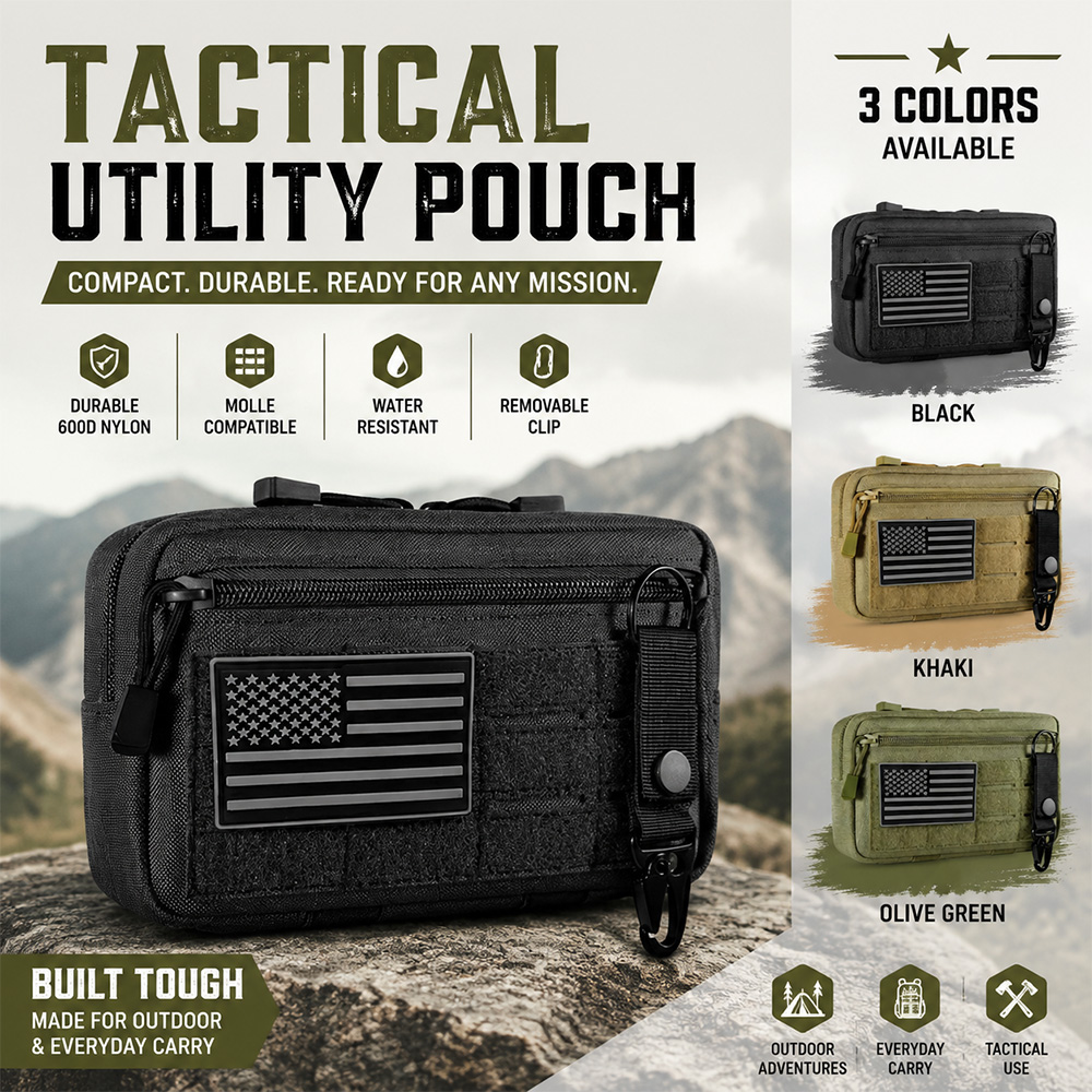 Edc Carry Bag - Borsa tattica Molle EDC, kit di