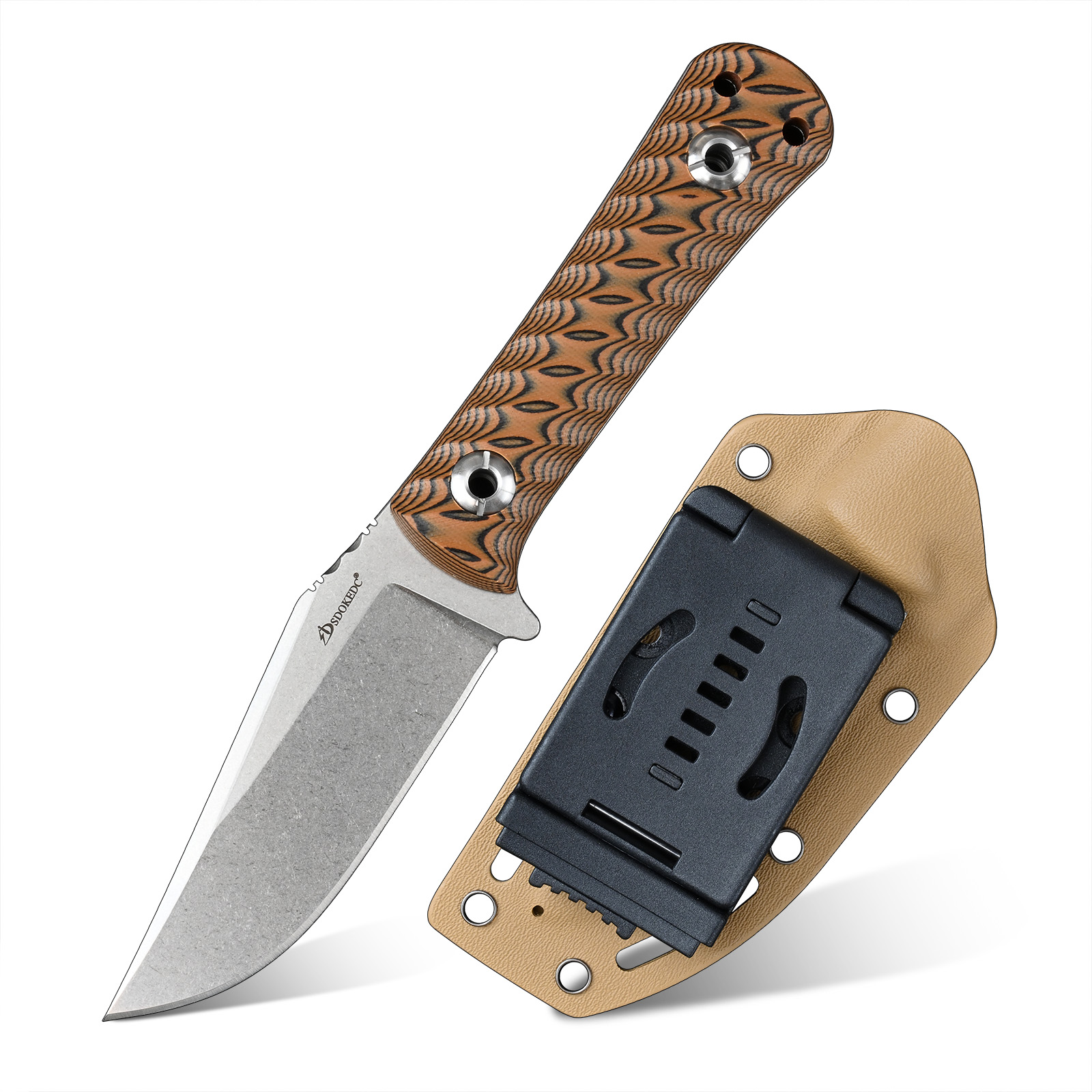 Edc Carry Fixed Blade Knife - SDOKEDC Utensile portatile EDC per tagliare
