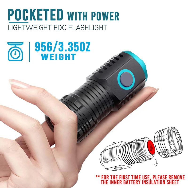 Tipo-C USB ricaricabile tascab - Edc Day Carry recensione e prezzo