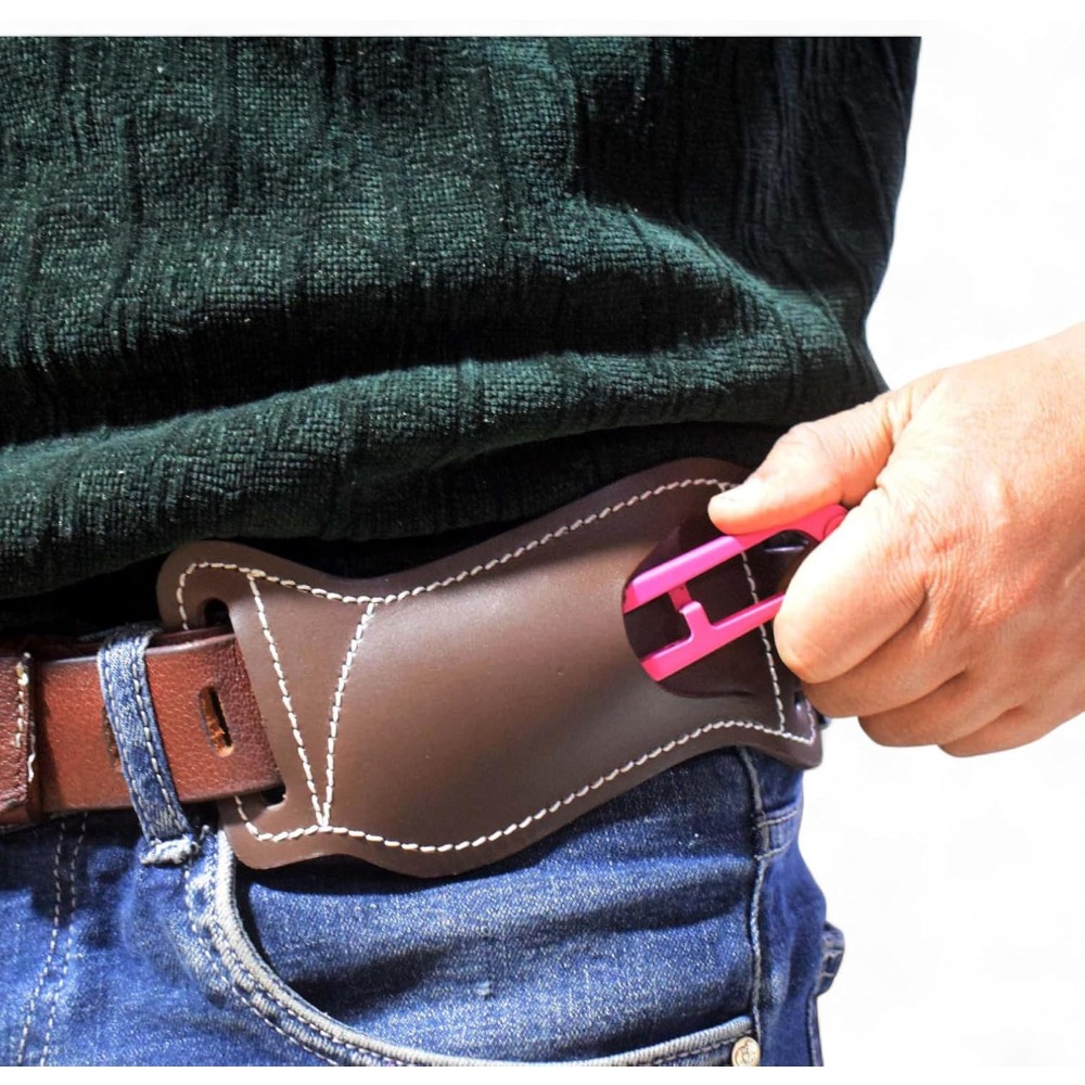 Fodero per coltello pieghevole - Edc Carry Belt Leather recensione e prezzo