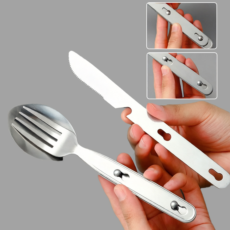 Set 3 Pezzi: Cucchiaio, Forche - Edc Everyday Carry Knives recensione e prezzo