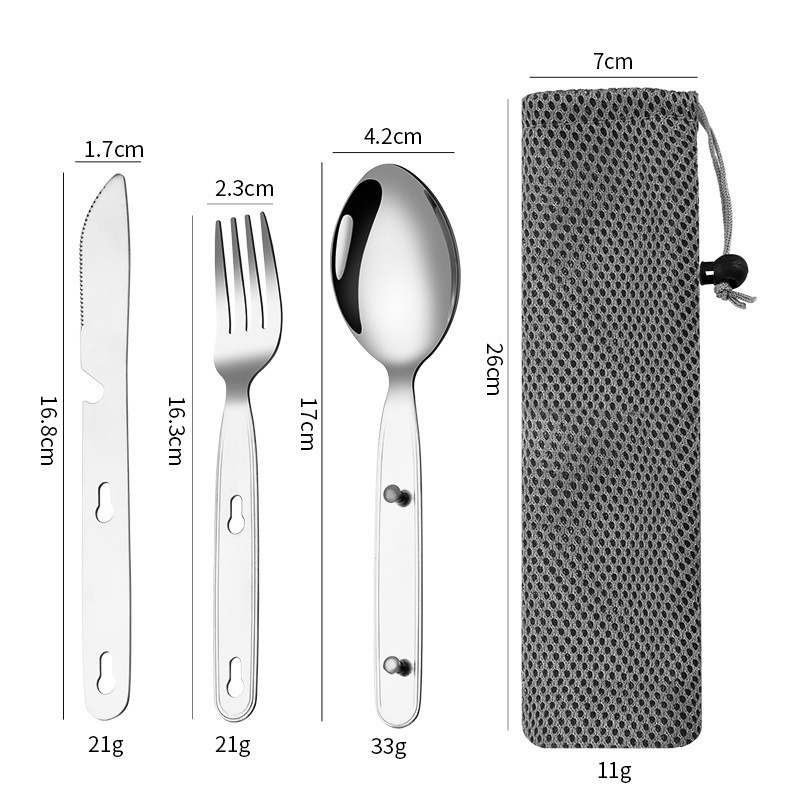 Set 3 Pezzi: Cucchiaio, Forche - Edc Everyday Carry Knives recensione e prezzo