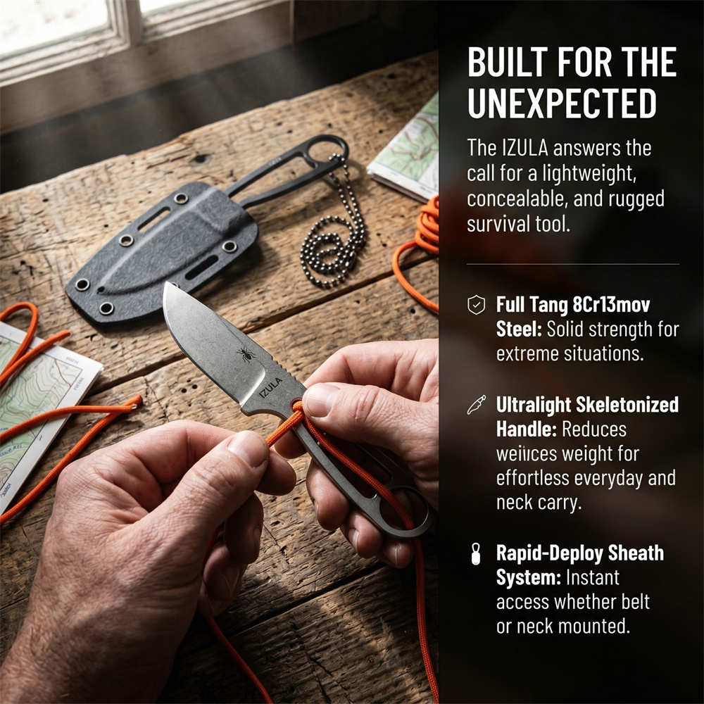 Coltello da Sopravvivenza a La - Edc Carry Fixed Blade Knife recensione e prezzo