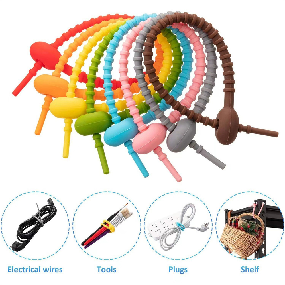 10 Pezzi/Lotto Fascette in Sil - Gear Tie Reusable recensione e prezzo
