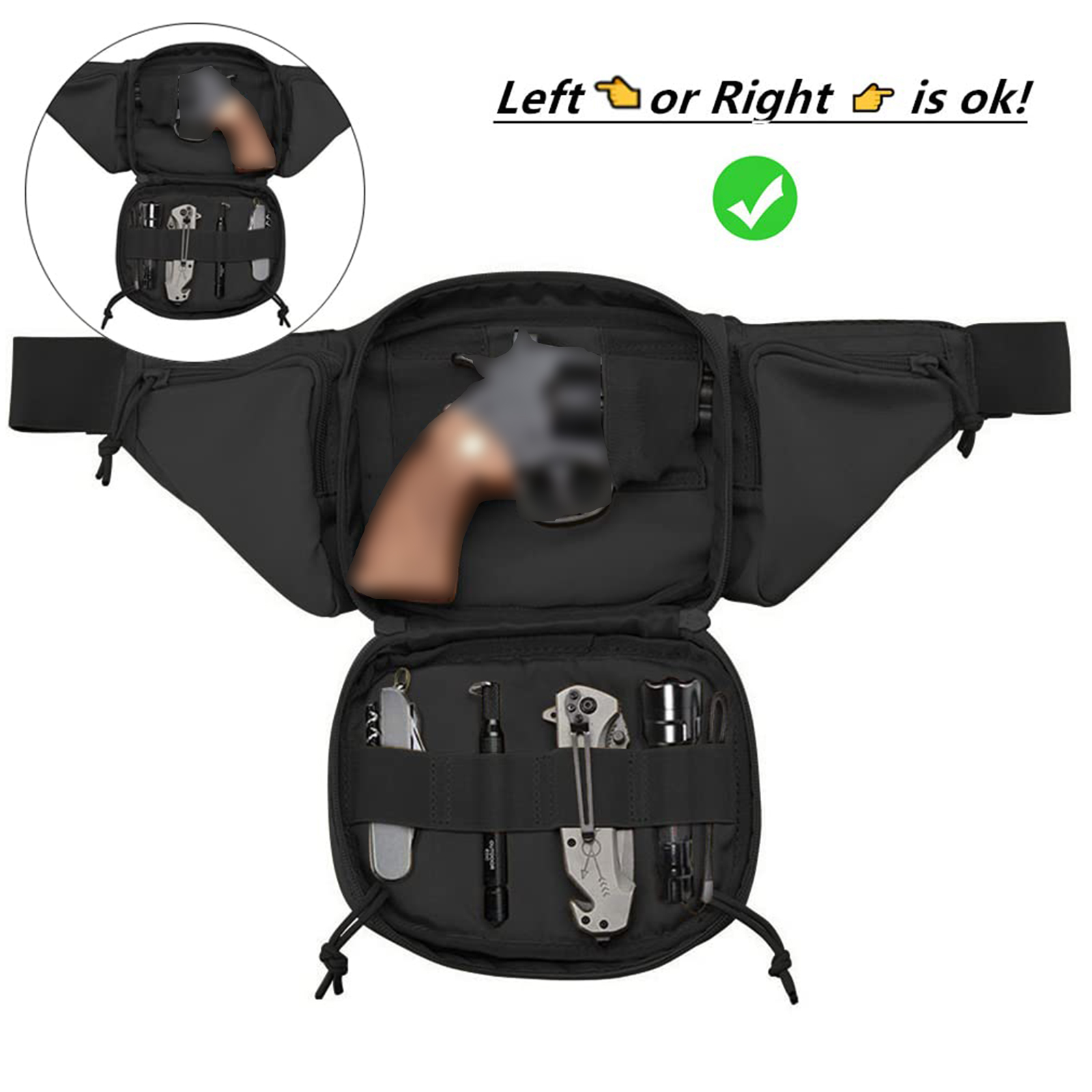Marsupio Tattico Porta Pistola - Edc Concealed Carry Holster recensione e prezzo